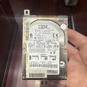 IBM Travelstar DARA-206000 07N3673 Disk Drive | with 5.12GB ATA/IDE 2.5" | 5V - Afbeelding 1 van 3