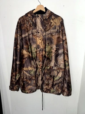 Walls Outdoors Jacket Men's XL Regular Brown Realtree Advantage Hooded Hunting - Image 1 of 3