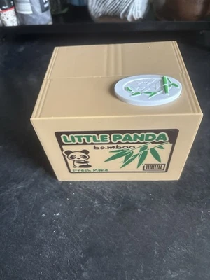 Little Panda Fun Money Box With Grabbing Panda - Battery Operated - Working - Image 1 of 4