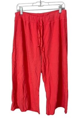 Calça Russ Berens Feminina Tamanho L Laranja 100% Algodão Cordão Cropped Vintage - Imagem 1 de 4