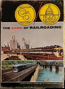 C&O/B&O THE GAME OF RAILROADING Vintage Avalon Hill Bookcase Board Game 1969 - Picture 1 of 17