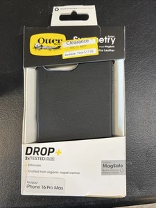 Otterbox Simetría Cuero Cactus Apple iPhone 16 Pro MAX Negro MagSafe - Imagen 1 de 1
