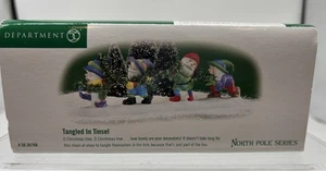 Department 56 North Pole Series Tangled in Tinsel 56708 Xmas Figure 1999 - Picture 1 of 9