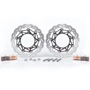 Braking oversized front brake discs Kit 320 Yamaha Tmax 560 ABS 2020-2023 - Picture 1 of 6
