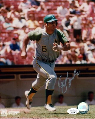 Foto brillante firmada por Sal Bando Oakland Athletics 8x10 autenticada por JSA Foto 1 de 2