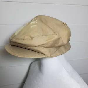 Diesel Tan Flat Cap Newspaper Boy Hat. Size: OS - Picture 1 of 5