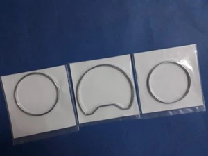 3 CHROME STAINLESS CLUSTER GAUGE RINGS FOR 1995-2001 MERCEDES BENZ W202 C-CLASS - Picture 1 of 4