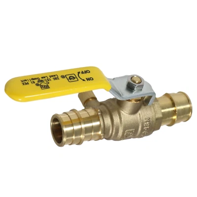 1 Pc XFITTING Pex A Ball Valve w/ Drain, 3/4" x 3/4", Pex A Expansion, F1960