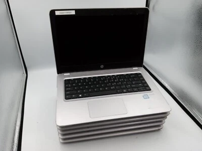 Lot of 5 - HP ProBook 440 G4 14" Laptop Intel i3 7th Gen -CASE DAMAGE -READ -RR - Image 1 of 4
