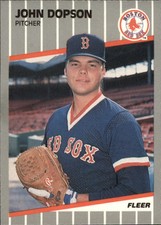 1989 Fleer Update Baseball Card #8 John Dopson