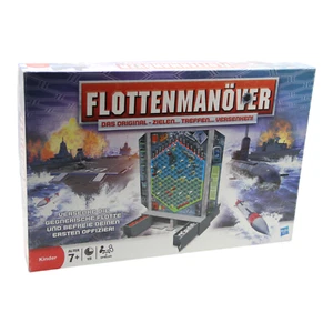 Hasbro Flottenmanöver Schiffe versenken Brettspiel Spiel komplett Top erhalten - Bild 1 von 6