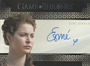 Tarjeta autógrafa Game of Thrones InfleXions: Esme Bianco como Ros Valyrian - Imagen 1 de 1