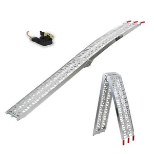Rampa Rampa najazdowa Rampa załadunkowa Szyna załadunkowa Aluminiowa składana 340 kg Motocykl Samochód - Zdjęcie 1 z 9