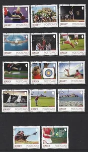 JERSEY 2015 NAT WEST ISLAND GAMES PERF 13.25 x 14 FINE USED - Picture 1 of 1