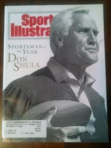 Don Shula 12/20/93 Sportsman of the Year SOY Sports Illustrated magazine HOF 97 - Picture 1 of 3