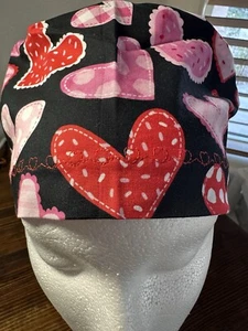Large Heart Euro Scrub Hat - Picture 1 of 4