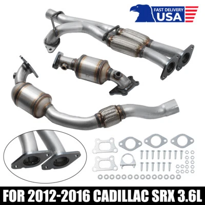Catalytic Converter Set For Cadillac SRX 2012 2013 2014 2015 2016 3.6L SRX12-16 Foto 1 de 4