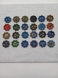 24 Vintage Valve Handles Water Faucet Knobs Steampunk Industrial Arts & Crafts - Picture 1 of 4