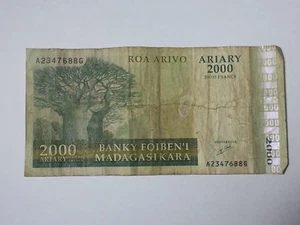 Billet Madagasca 2000 Ariary 2000 - Imagen 1 de 2