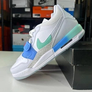 Nike Air Jordan Legacy 312 Low (GS) Size Youth 6.5Y FN8896-131 White Emerald - Picture 1 of 5