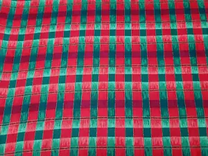 Christmas Plaid Print BTY The Kesslers for Concord Fabrics Red Green - Picture 1 of 3