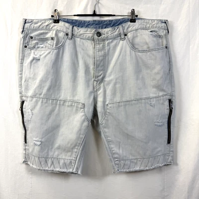 Pantalones Cortos True Religion Logan Hombres Talla 44 Relax Cónico Envejecido Bolsillos con Cremallera  Foto 1 de 4