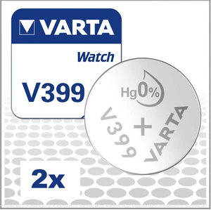 2x Varta V399 / SR927W Watch Uhrenbatterien V 399 SR57 Batterien Knopfzellen - Bild 1 von 1