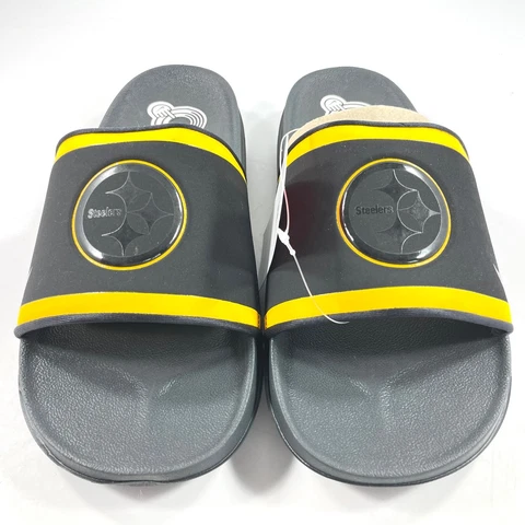 Nike Offcourt Slide Pittsburgh Steelers Black Yellow Slides Sandals Men's 12 Cover