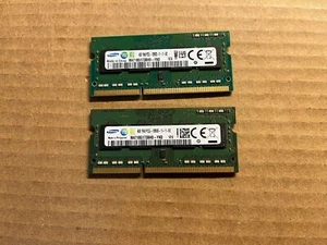 LOT OF 2 SAMSUNG 4GB M471B5173BH0-YK0 DDR3L 1600MHZ PC3L-12800S RAM V7-1(9) - Picture 1 of 4