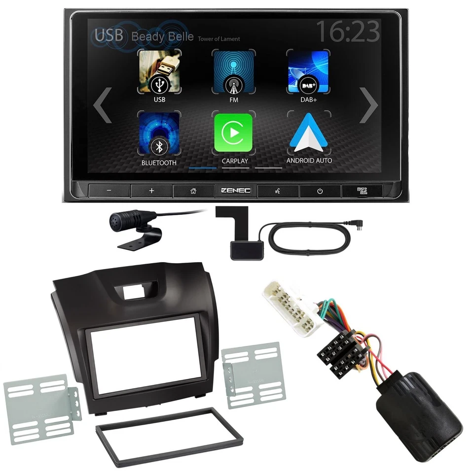 ZENEC Z-N538 Android Auto CarPlay Digitalradio Einbauset für Isuzu D-Max 2 - Bild 1 von 1