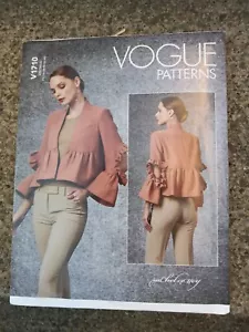 Vogue V1710 Sewing Pattern Misses Jacket Plus Size 16-24 New Uncut - Picture 1 of 2