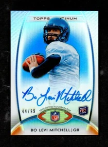 2012 Topps Platinum Refractor BO LEVI MITCHELL Calgary CFL Autograph RC 44/99 - Picture 1 of 2