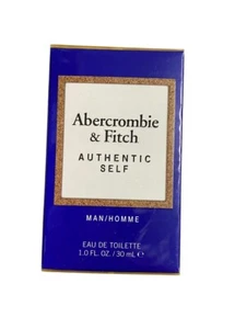 ABERCROMBIE & FITCH Authentic Self Homme Men Eau De Toilette EDT Spray 1 oz 30mL - Picture 1 of 5