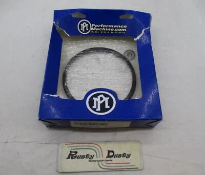 Harley Performance Machine Air Cleaner Trim w/ Logo Badge 0206-2010SYN-BMP - Image 1 of 3