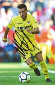 VILLARREAL: NICOLA SANSONE SIGNED 6x4 ACTION PHOTO+COA - Picture 1 of 1
