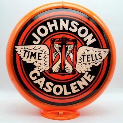 Globo bomba de gasolina Johnson "Time Tells" ¡SE ENVÍA COMPLETAMENTE MONTADO! ¡HECHO EN USA! Foto 1 de 4