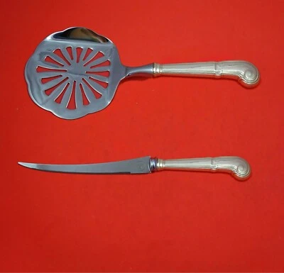 Juego de servir tomate de plata esterlina Castellian by Tiffany and Co 2 piezas hecho a medida Foto 1 de 4