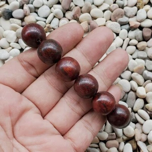Precioso brazalete Akar Laka 16 mm Dalbergia Parviflora 14 cuentas Kayu Menang #12 - Imagen 1 de 4