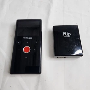 Flip Video Mino HD Video Camera M2120 Silver & Black No Power For Parts Only - Picture 1 of 8