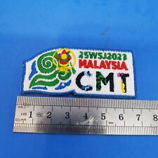 25th World Jamboree Korea 2023 Official Contingent patch / MALAYSIA  CMT badge