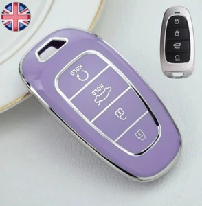 Remote Key Fob Case Cover For Hyundai Tucson Solaris Sonata SantaFe Nexo 2020 - Picture 1 of 7