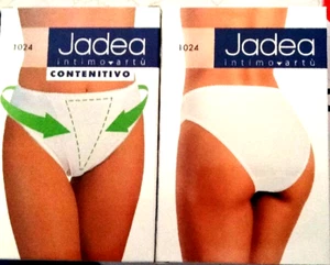 2 slip JADEA pannello contenitivo cotone elastico colore bianco Tg 5 art.1024 - Imagen 1 de 3
