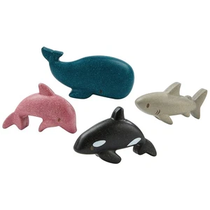 Plan Toys Eco-Friendly Ocean Animal Set - Picture 1 of 3