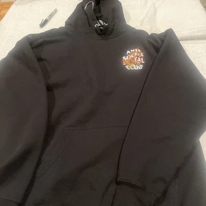 Anti Social Social Club Tiger Blood Hoodie 'Black' Size 2XL - Picture 1 of 7