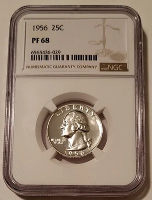 NGC 1956 Washington Quarter Unc Proof PF68 (C) - Image 1 of 2