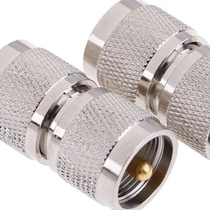 1x N Male plug to UHF PL-259 PL259 Male straight radio RF adapter connect.j6 - Afbeelding 1 van 10