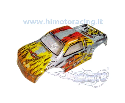 16612 CARROZZERIA 1:16 OFF ROAD TRUCK VERNICIATA + ADESIVI BODY HIMOTO - Immagine 1 di 1