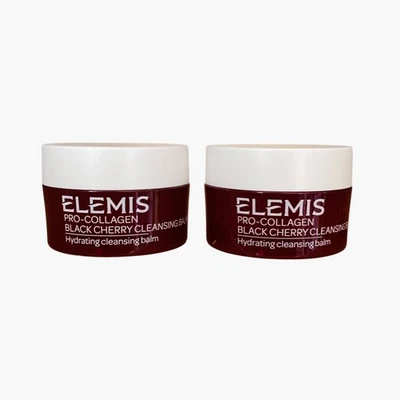 ELEMIS PRO-COLÁGENO BÁLSAMO LIMPIADOR CEREZA NEGRA (NUEVO SIN CAJA/.7 oz ea./2 tamaños de viaje) Foto 1 de 2