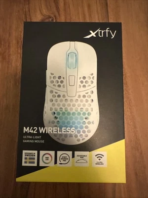 Xtrfy M42 RGB Wireless Gaming-Maus weiß – ultraleicht & präziser Sensor Neu&OVP - Bild 1 von 2