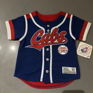 Geniune Merchandise Boys Red/Blue Chicago Cubs Baseball Jersey! 2T NWT! - Picture 1 of 8